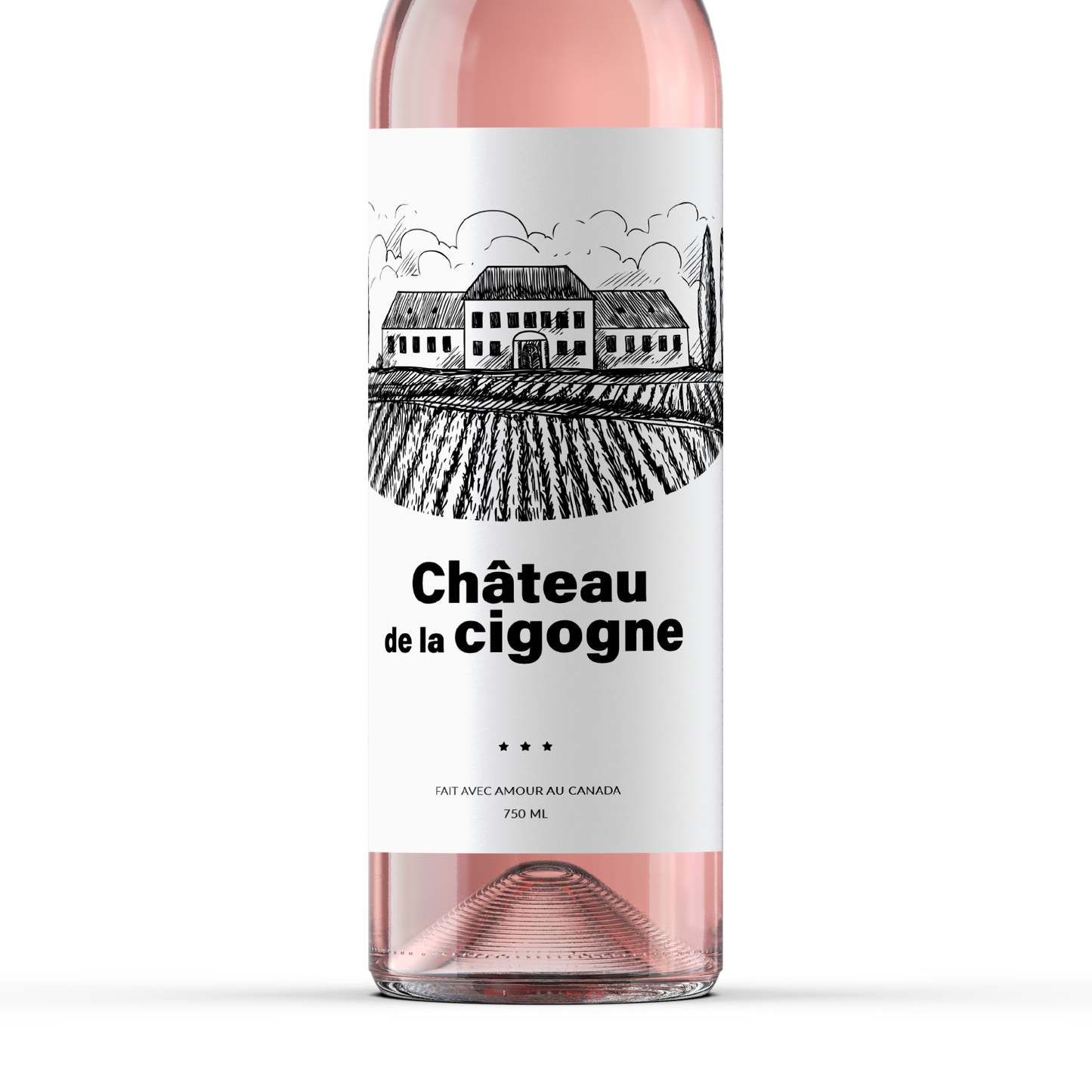 Étiquettes pour bouteille de vin – Annonce de grossesse | Ensemble de 2