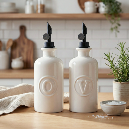 Distributeurs d'huile et de vinaigre