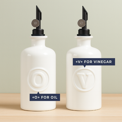 Distributeurs d'huile et de vinaigre