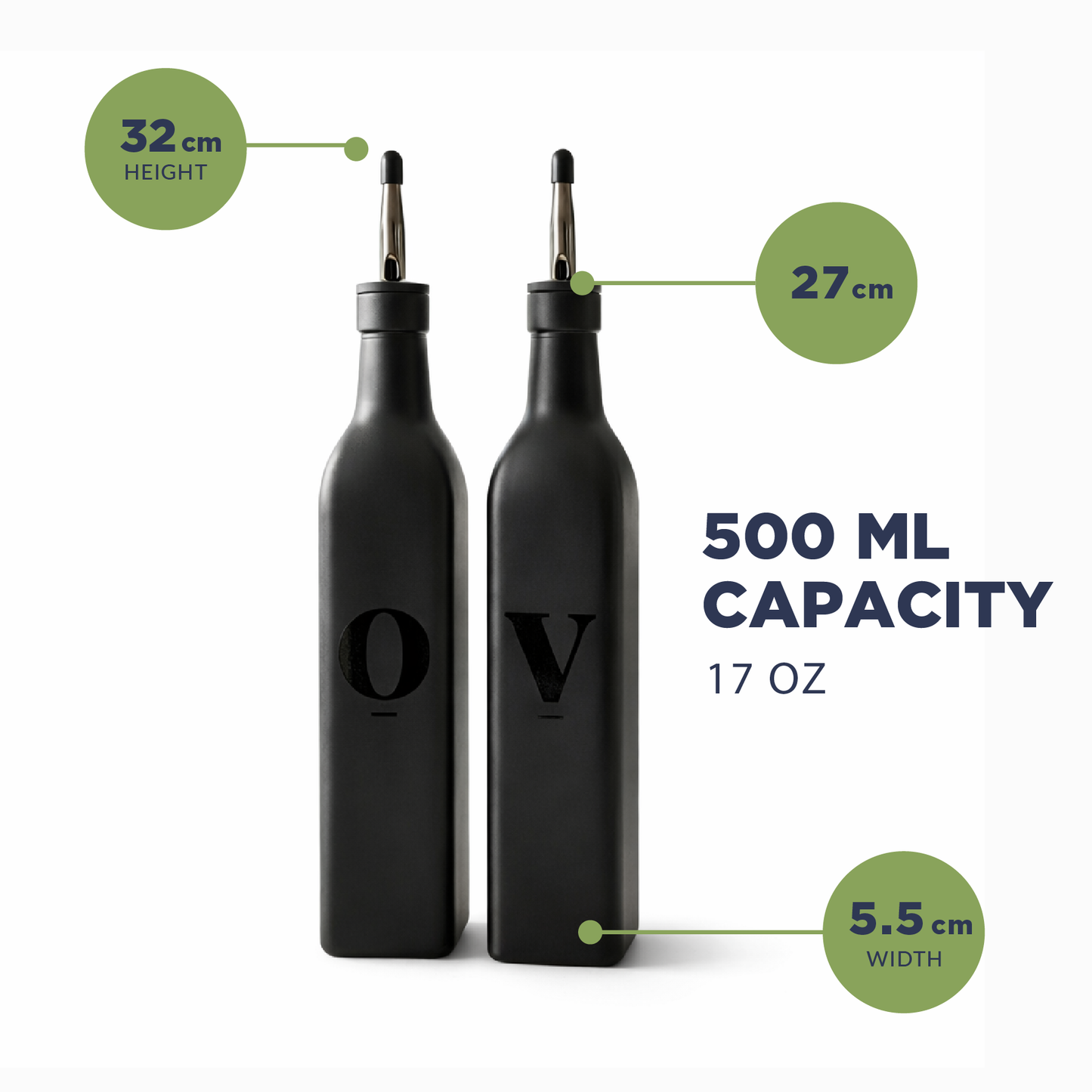 Distributeurs d'huile et vinaigre
