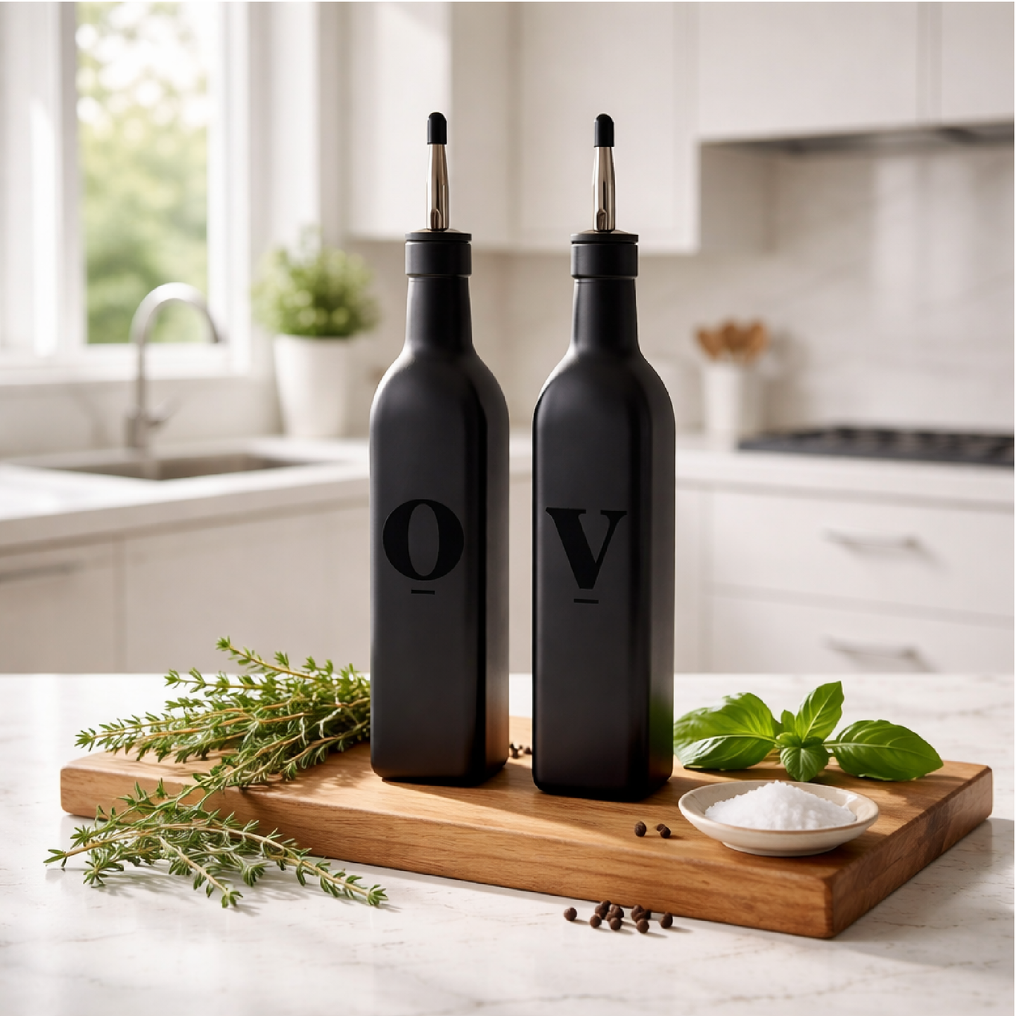 Distributeurs d'huile et vinaigre