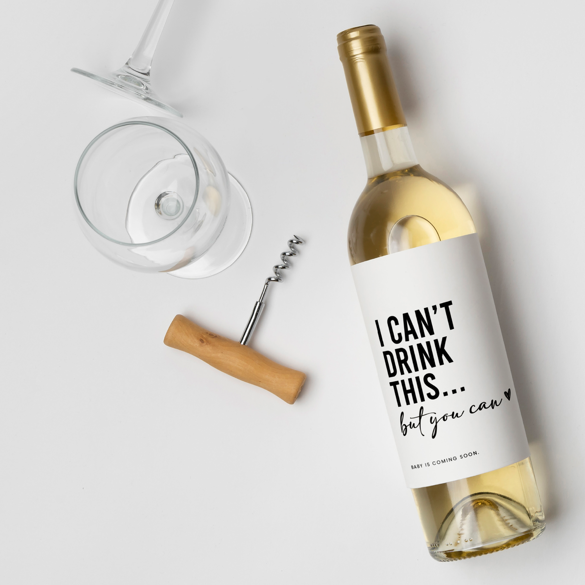 Pregnancy Announcement Label