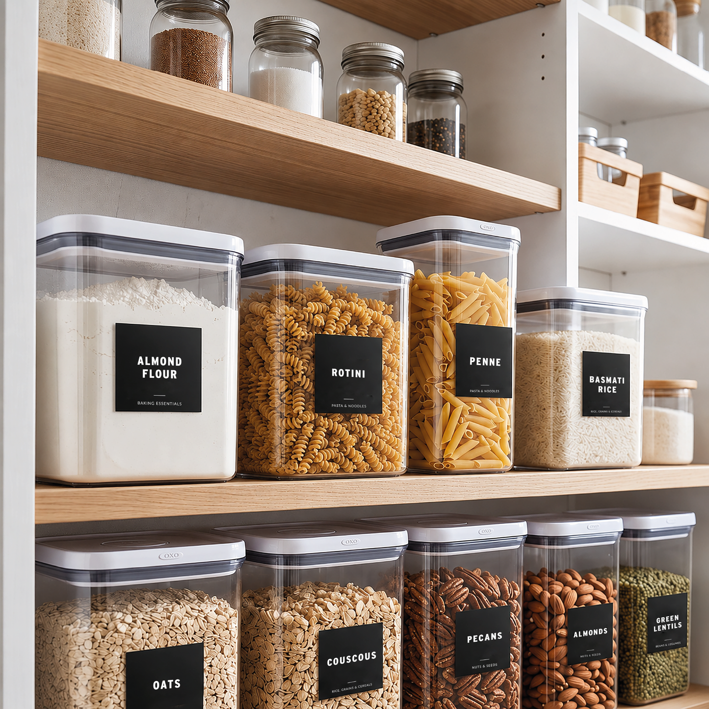 Ensemble étiquettes pour garde-manger