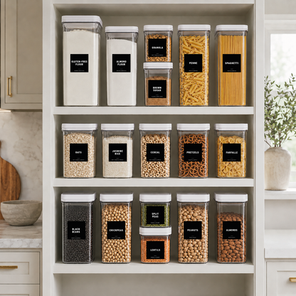 Ensemble étiquettes pour garde-manger