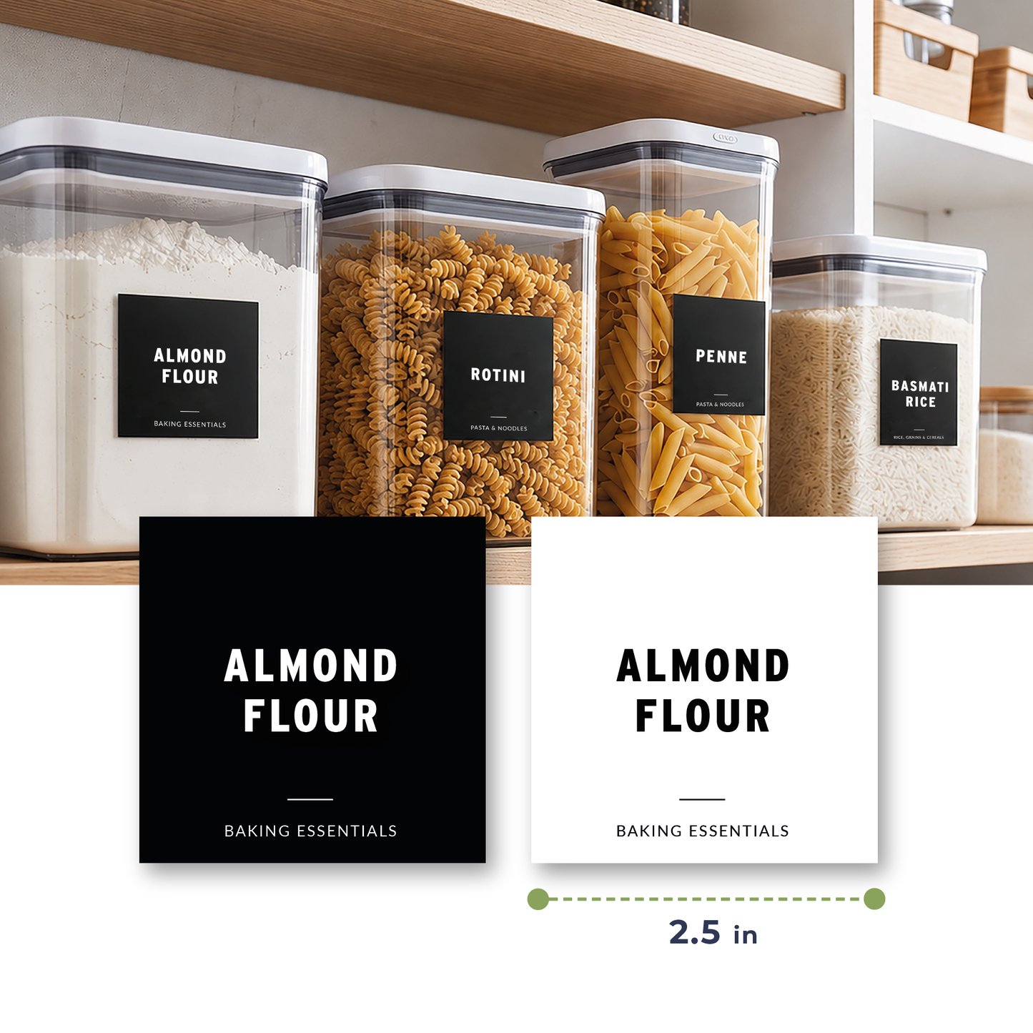 Ensemble étiquettes pour garde-manger