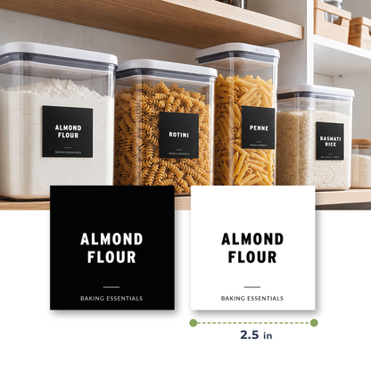 Ensemble étiquettes pour garde-manger