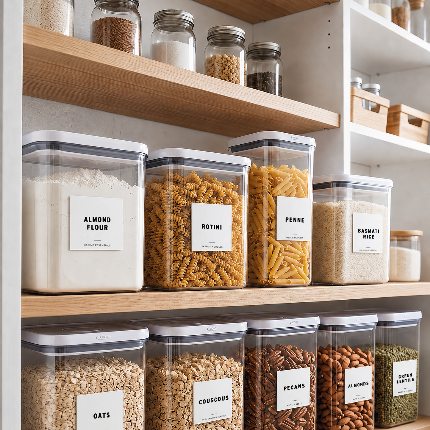 Ensemble étiquettes pour garde-manger