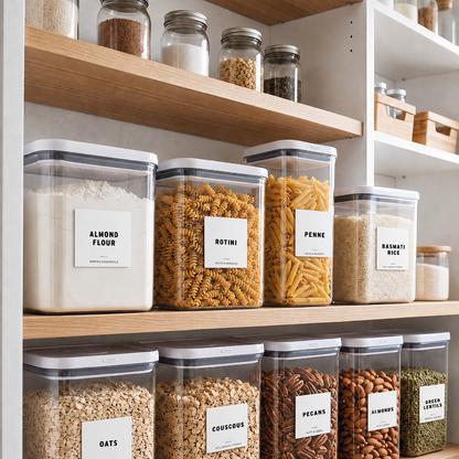 Ensemble étiquettes pour garde-manger