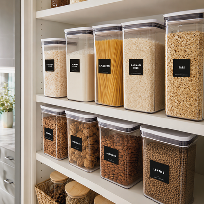 Ensemble étiquettes pour garde-manger