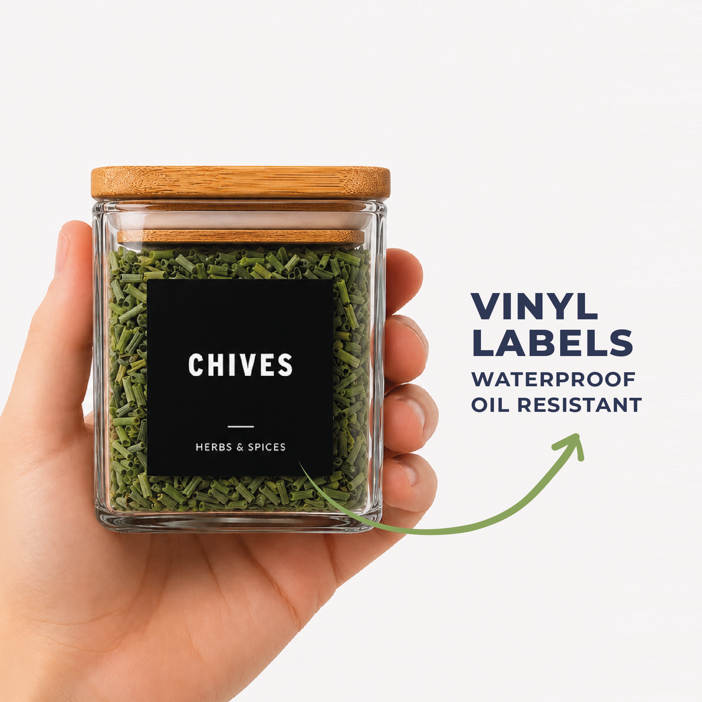 Ensemble étiquettes pour les épices