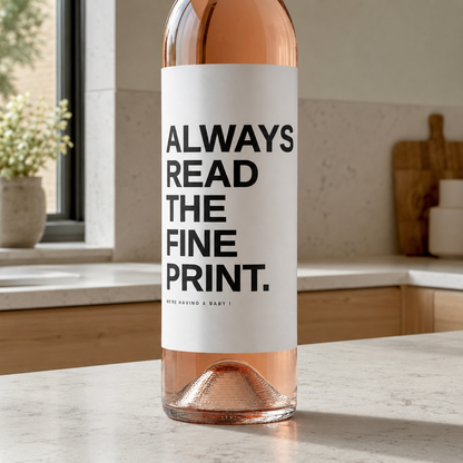 Pregnancy Announcement Label