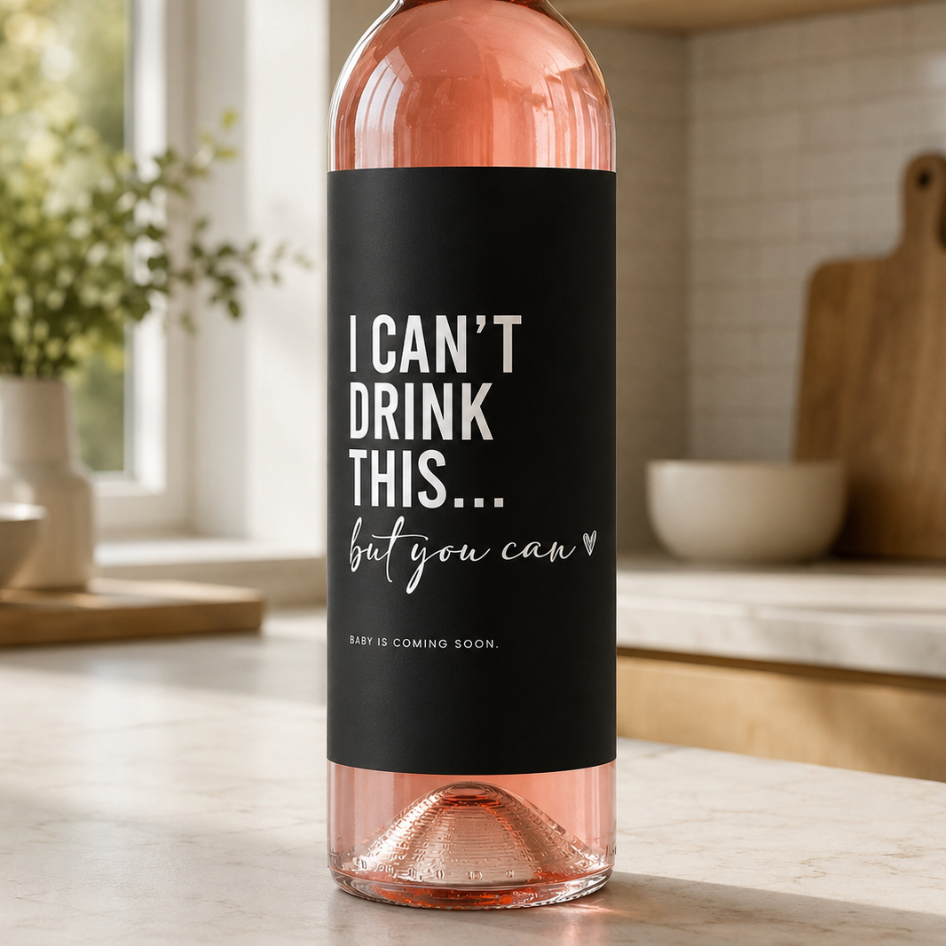 Pregnancy Announcement Label