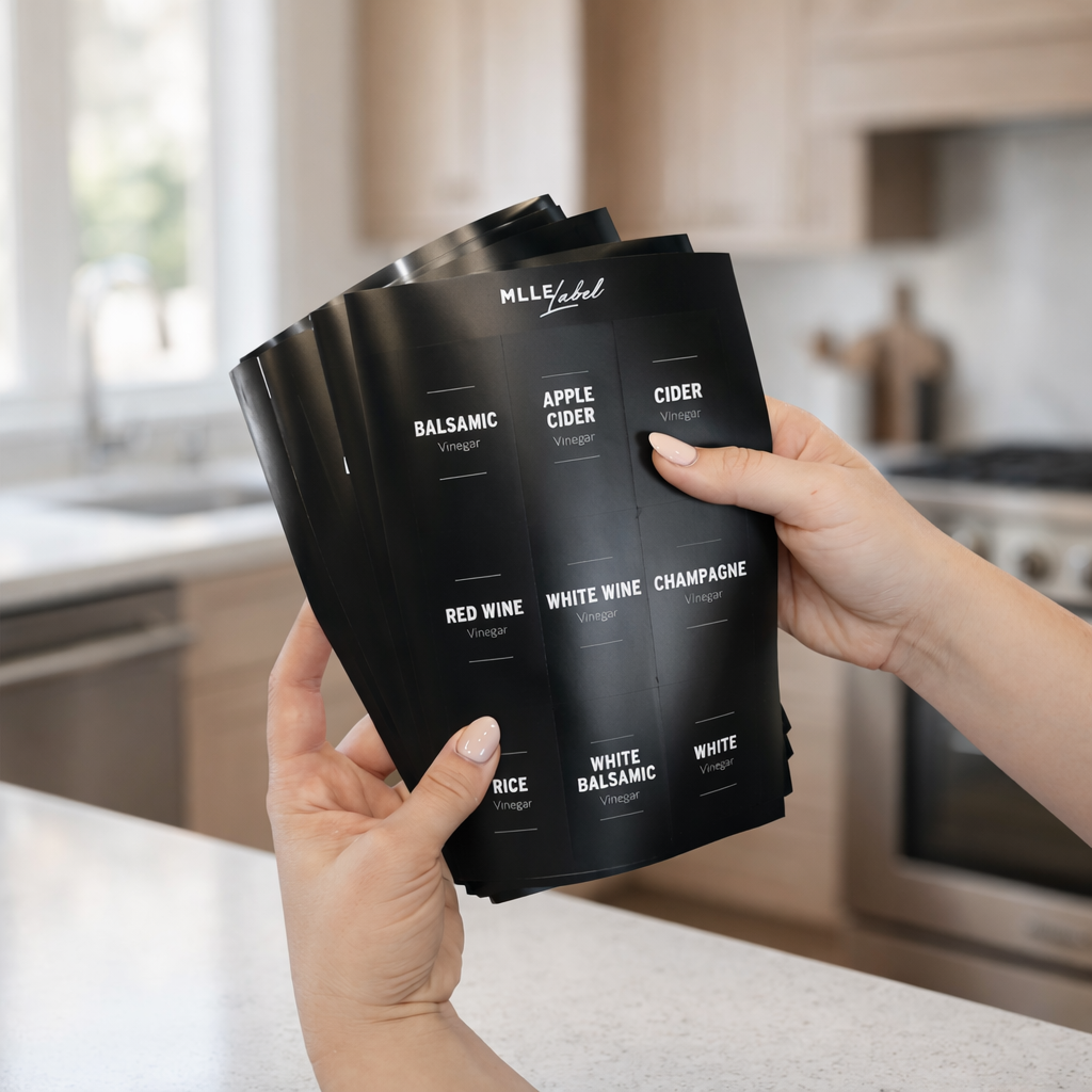 Distributeurs avec étiquettes