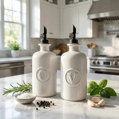 Distributeurs d'huile et de vinaigre