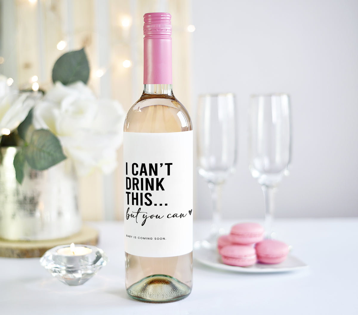 Pregnancy Announcement Label