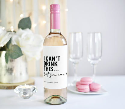 Pregnancy Announcement Label